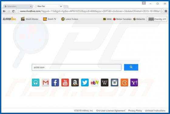 Redirection vers Ilividlive.com