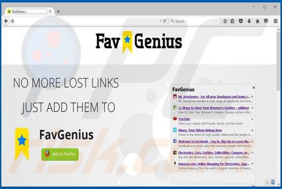 Logiciel de publicité FavGenius