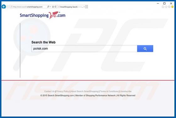 Redirection vers Search.smartshopping.com