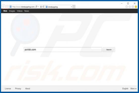 Redirection vers Istartpageing.com