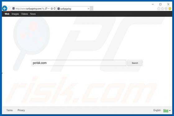 Redirection vers Surfpageing.com
