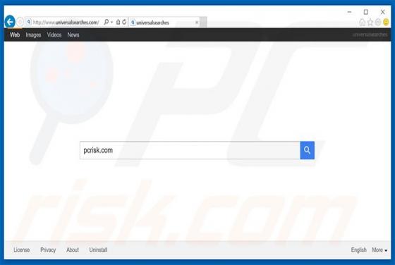 Redirection vers Universalsearches.com