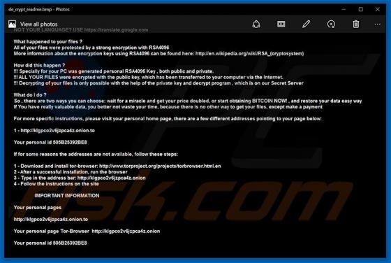 CryptXXX Ransomware (.crypt virus)