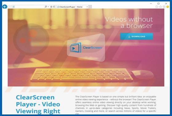 Logiciel de publicité ClearScreen Player