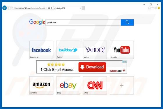 Redirection vers Startgo123.com