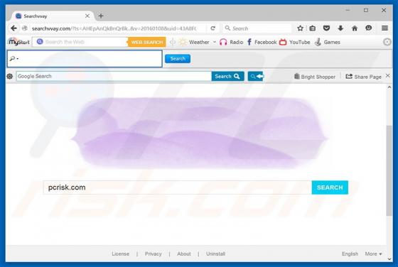 Redirection vers Searchvvay.com
