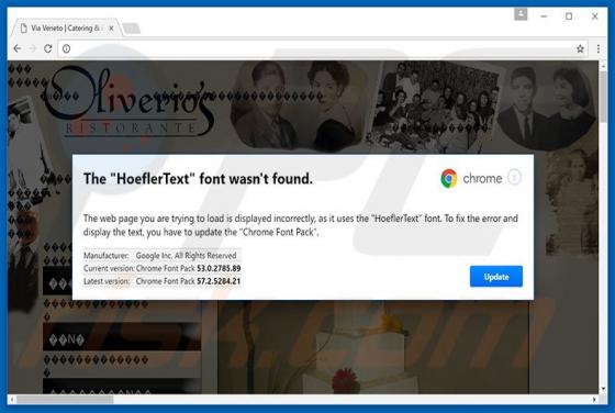 Arnaque la police HoeflerText n'a pas été trouvée