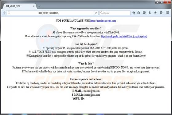 Rançongiciel CryptoMix [Mis à jour]