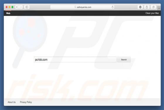 Redirection vers Saferqueries.com (Mac)