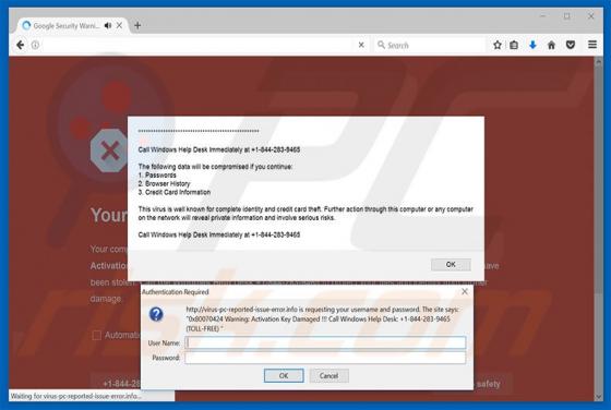 Arnaque Call Windows Help Desk Immediately