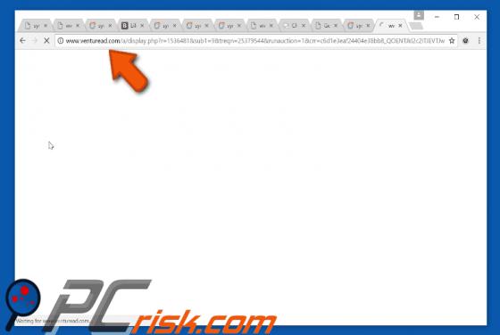 Redirection vers venturead.com