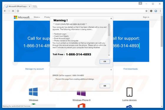 Arnaque Critical Error