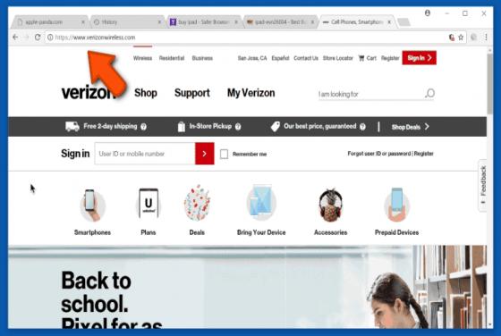 Redirection vers Apple-panda.com