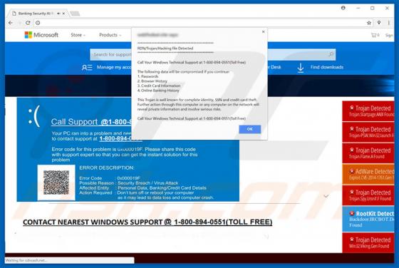 Arnaque RDN/Trojan/Hacking File Detected