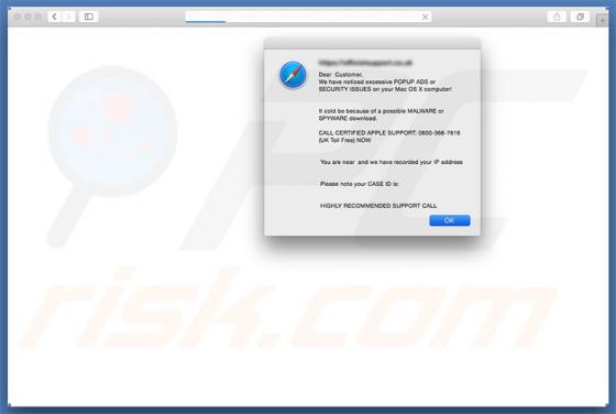 Arnaque Excessive POPUP ADS or SECURITY ISSUES (Mac)
