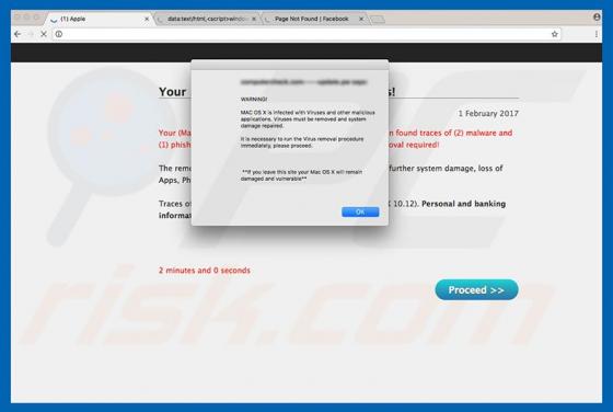 Arnaque MAC OS Is Infected With Viruses (Mac)