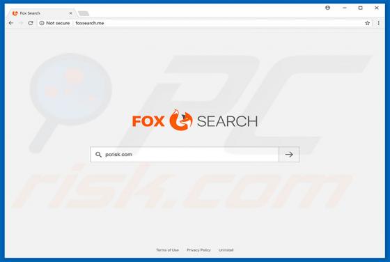 Redirection vers Foxsearch.me