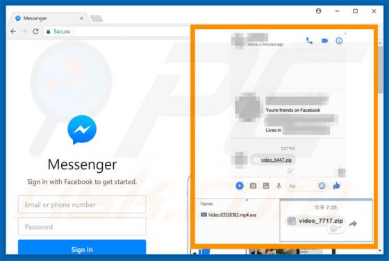 Virus Facebook