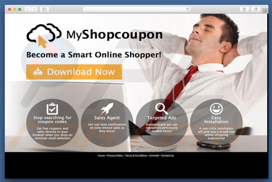 Logiciel de publicité MyShopcoupon (Mac)