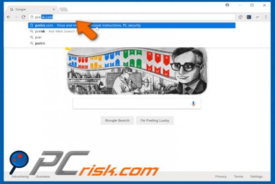 Virus Chrome Redirect