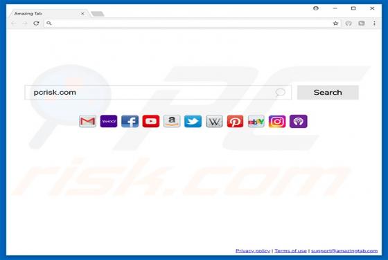 Redirection vers Feed.amazingtab.com