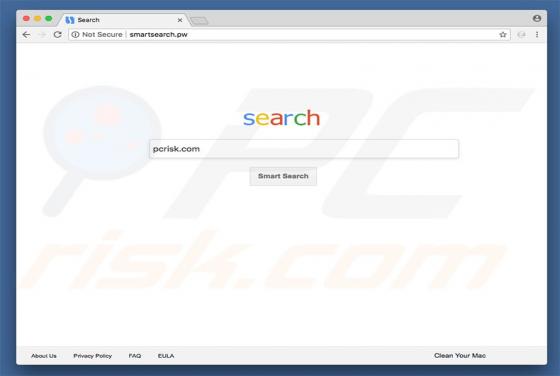 Redirection vers Smartsearch.pw (Mac)
