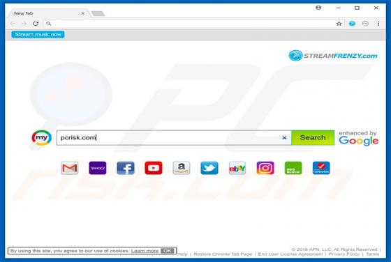 Redirection vers Streamfrenzy.com