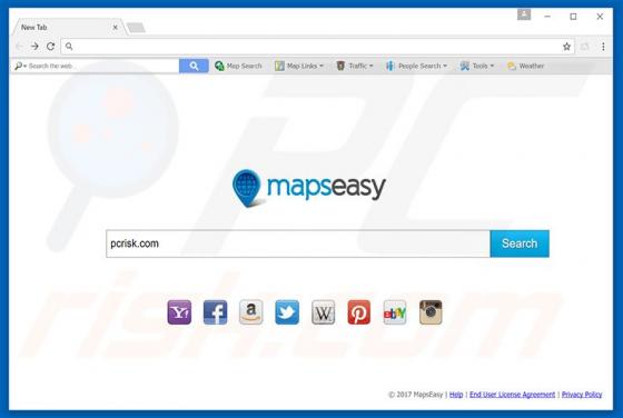 Redirection vers Mapseasy.net