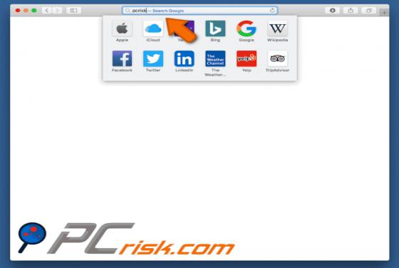 Redirection vers Spidersearchshop.com (Mac)