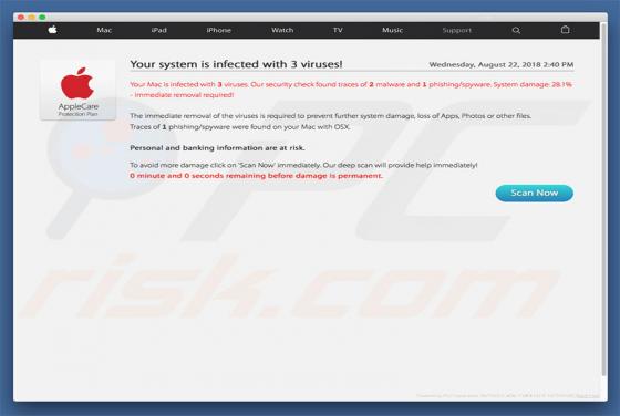 Arnaque E.tre456_worm_osx Trojan Virus POP-UP (Mac)