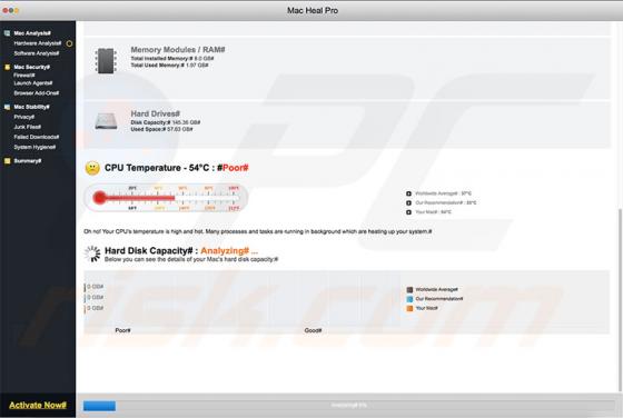 Application Indésirable Mac Heal Pro (Mac)