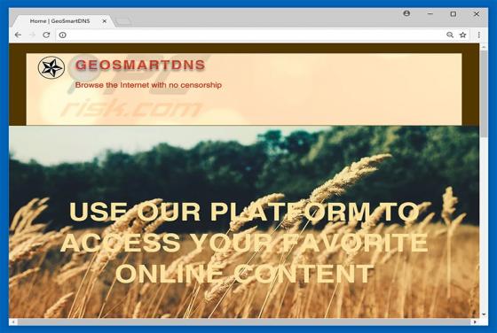 Logiciel de publicité GeoSmartDNS