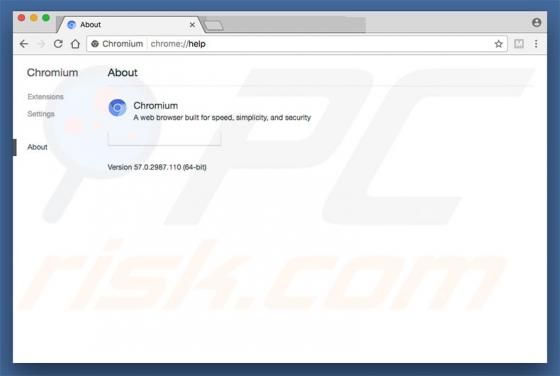 Logiciel de publicité Chromium (Mac)