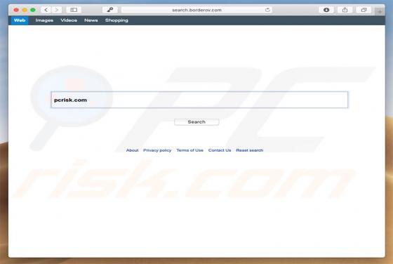Redirection vers Search.borderov.com (Mac)