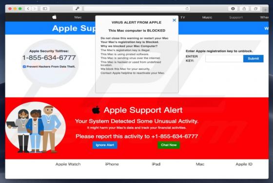 POP-UP Arnaque This Mac Computer Is BLOCKED (Mac)