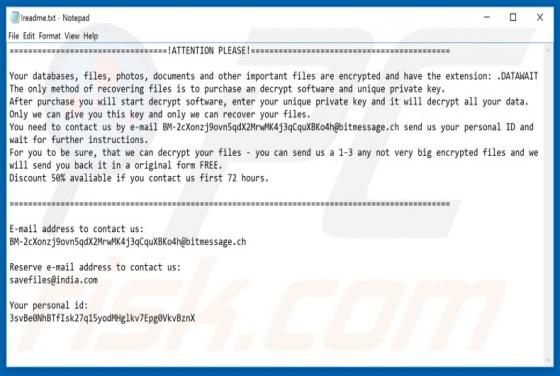 Logiciel de rançon DataWait