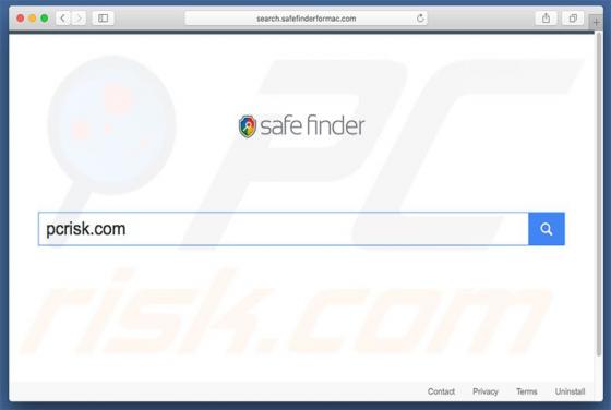 Redirection vers Search.safefinderformac.com (Mac)
