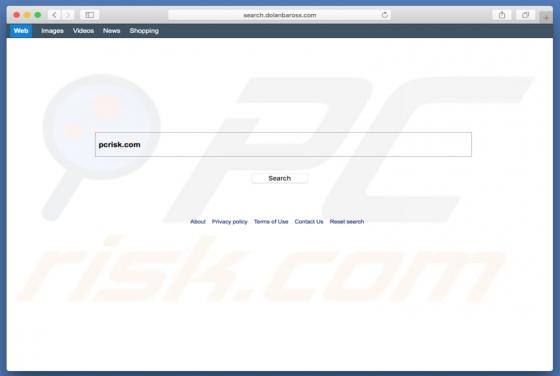 Redirection vers Search.dolanbaross.com (Mac)