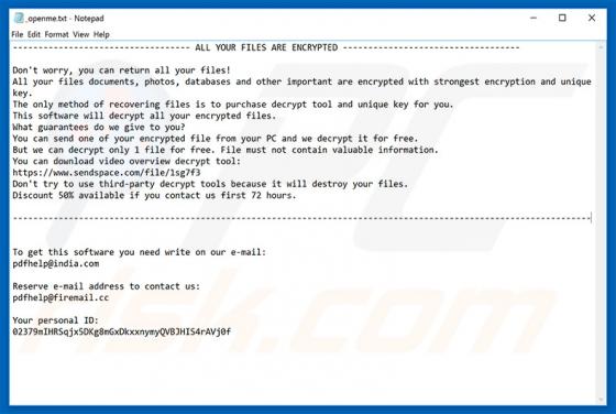 Logiciel de rançon Pdff