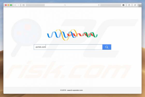 Redirection vers Search-operator.com (Mac)