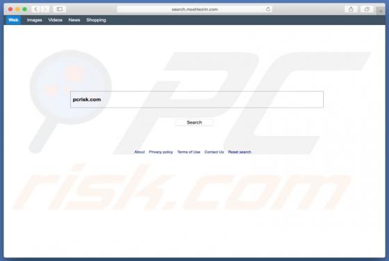 Redirection vers Search.moshlezim.com (Mac)