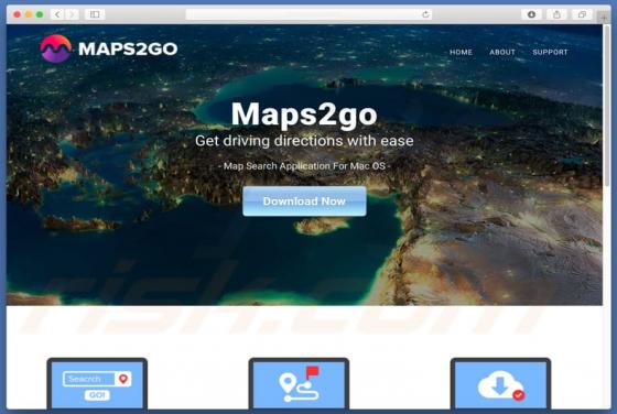 Logiciel de publicité Maps2Go (Mac)