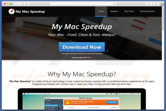 Application  indésirable My Mac Speedup (Mac)