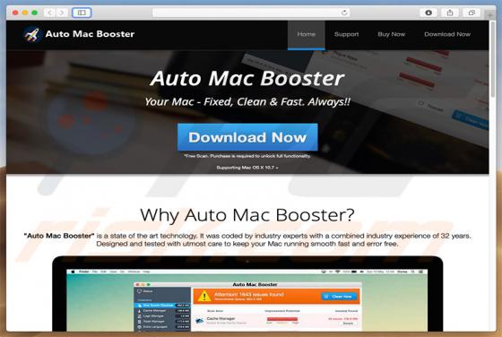 Application indésirable Auto Mac Booster (Mac)