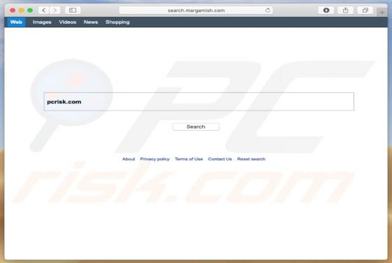 Redirection Search.margamish.com (Mac)