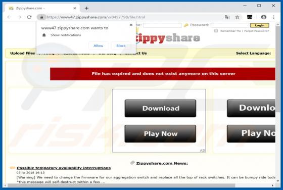Virus Zippyshare