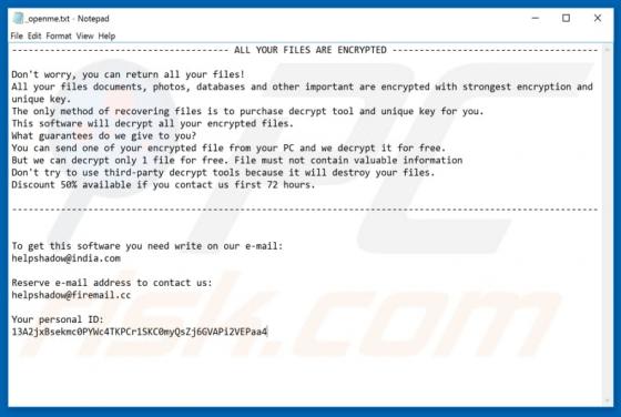 Logiciel de rançon Djvu