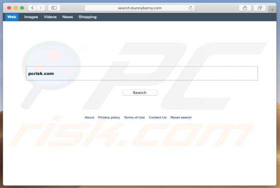 Redirection Search.bunnybarny.com (Mac)