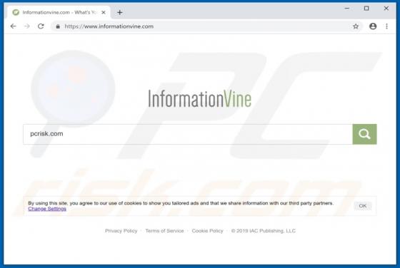 Redirection Informationvine.com