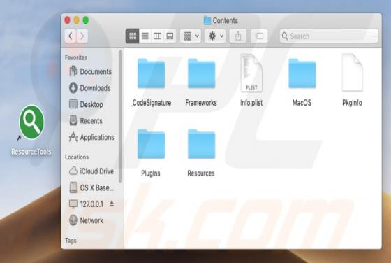 Logiciel publicitaire Resourcetools (Mac)